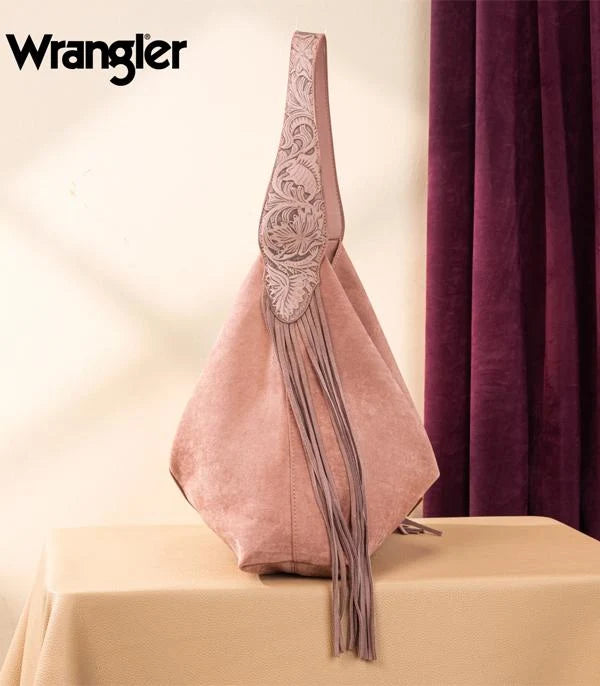 Suede Boho Fringe Purse
