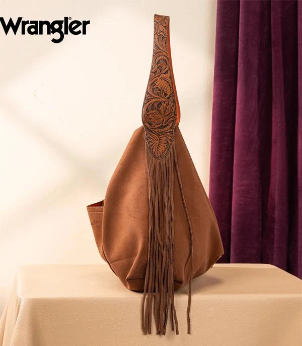 Suede Boho Fringe Purse