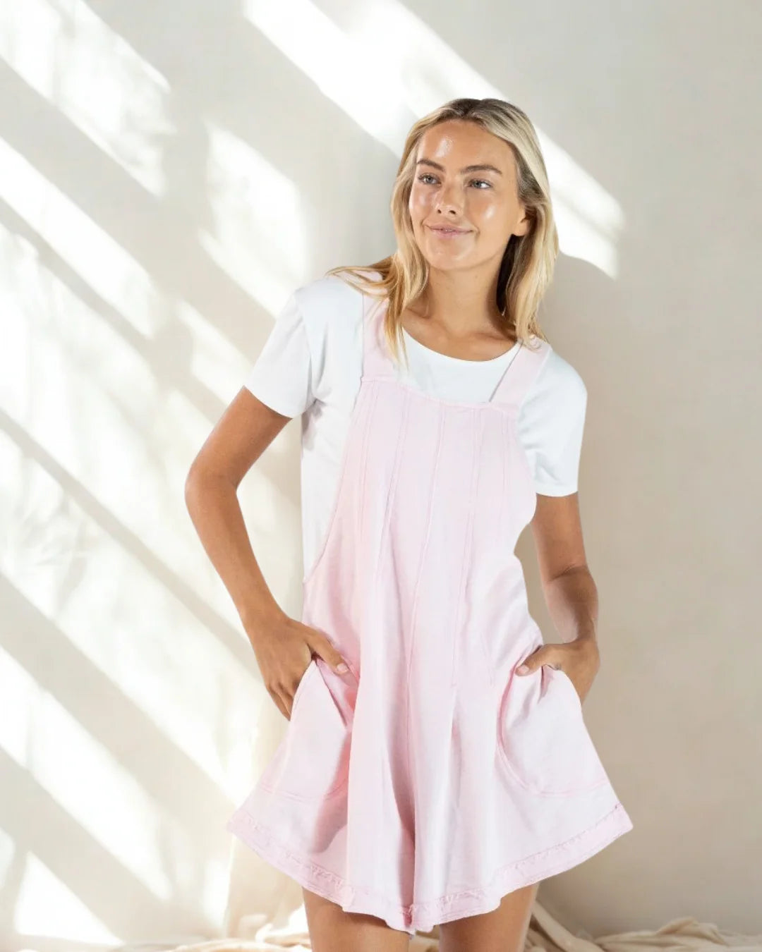 Washed Pocket Romper