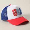 USA Patchwork Trucker hat