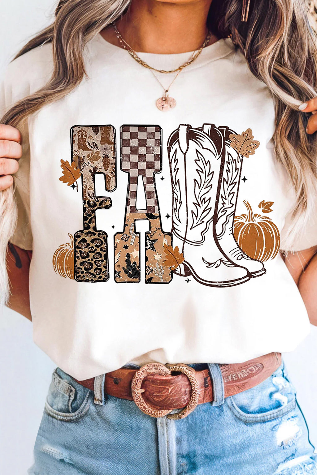Fall Cowboy Boot T-Shirt