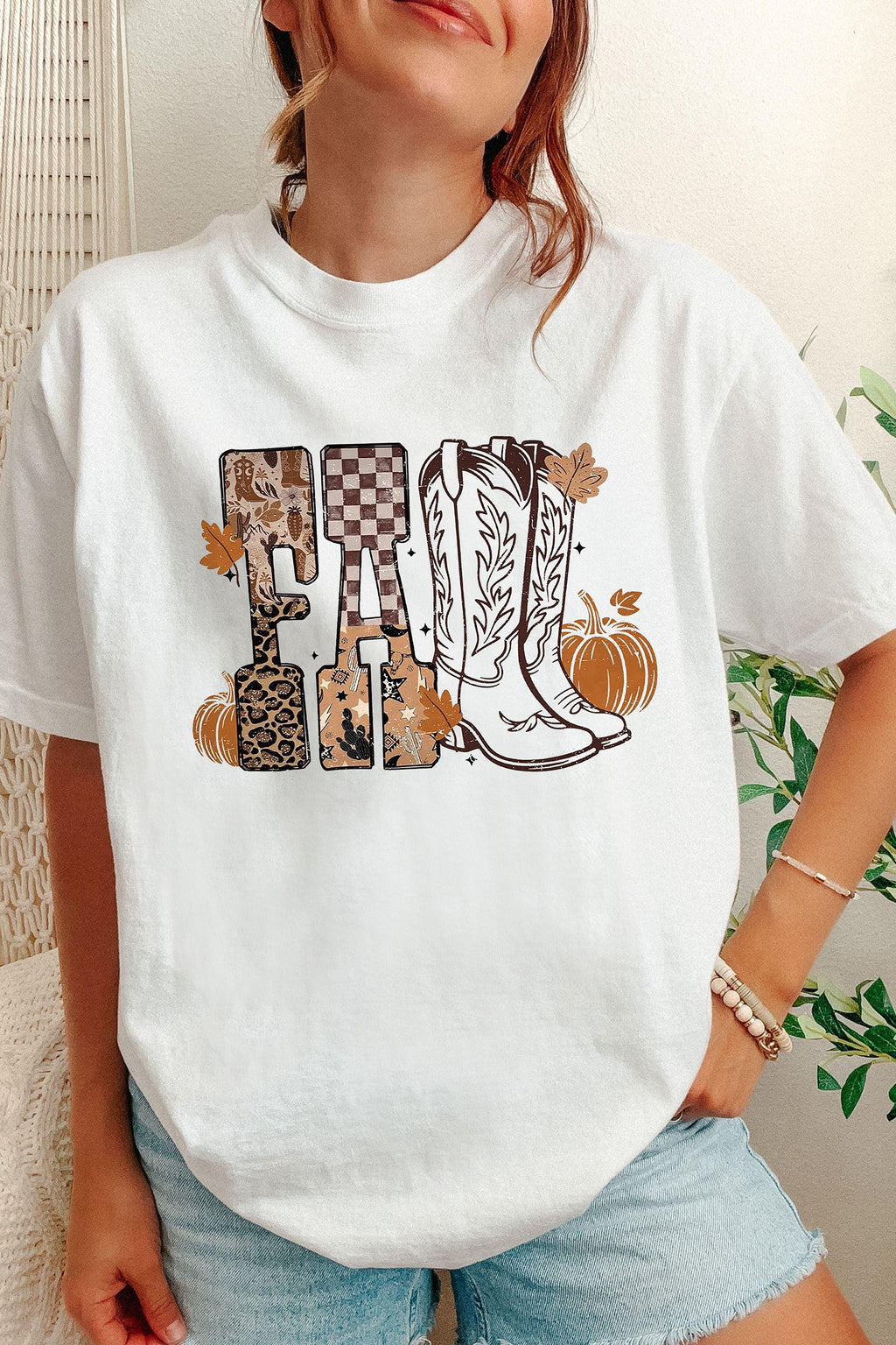 Fall Cowboy Boot T-Shirt