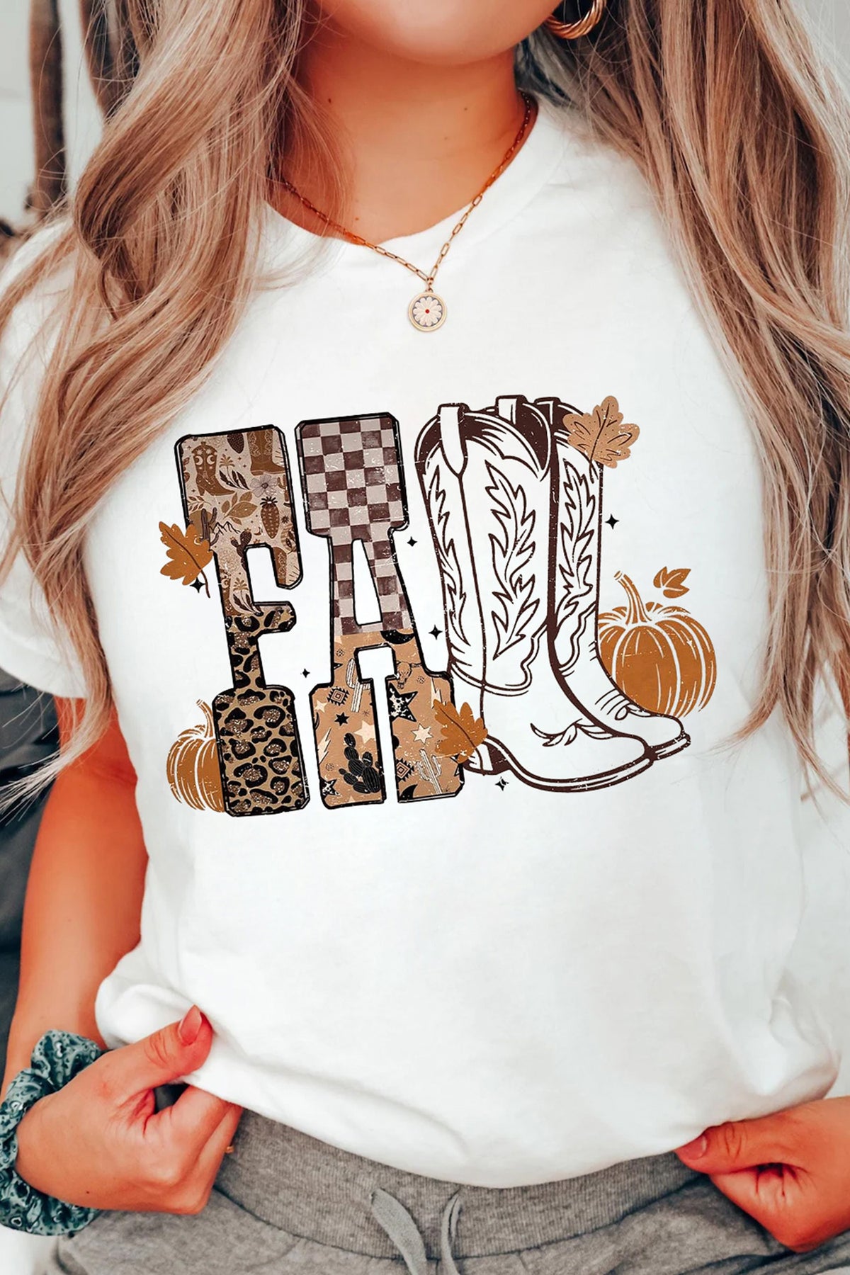 Fall Cowboy Boot T-Shirt