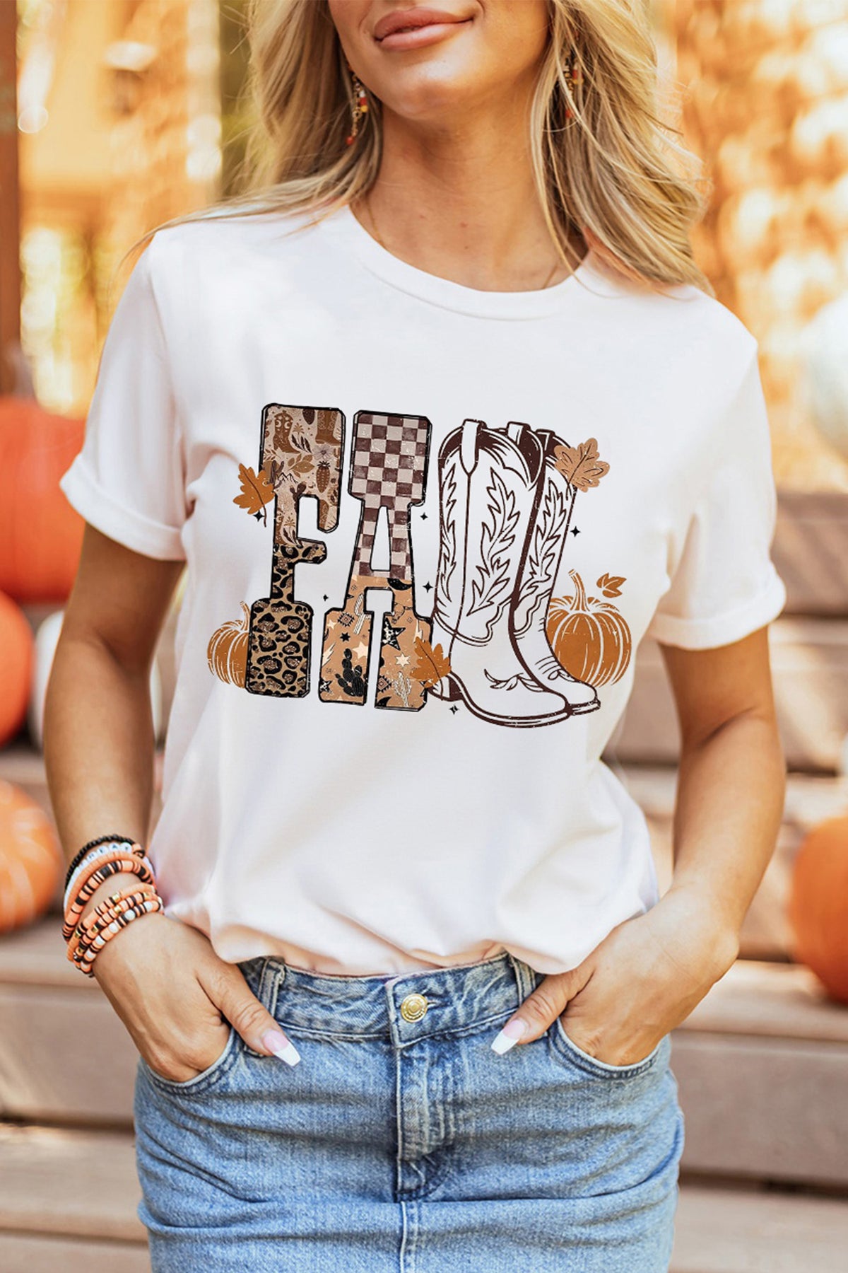 Fall Cowboy Boot T-Shirt