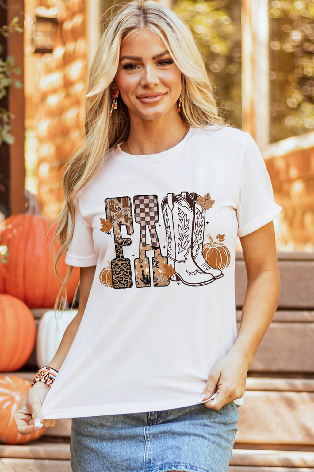 Fall Cowboy Boot T-Shirt