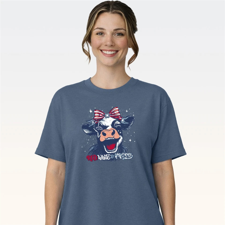 Red, White, & Moo T-Shirt