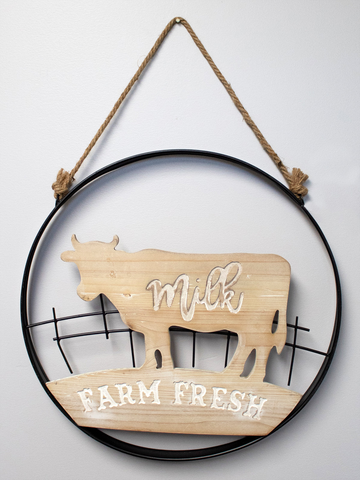 Milk Farm Fresh Sign