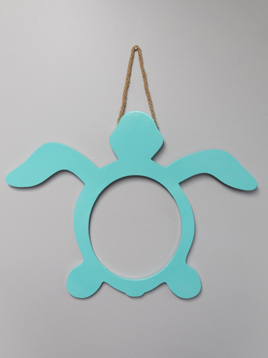 Aqua Turtle Wooden Monogram