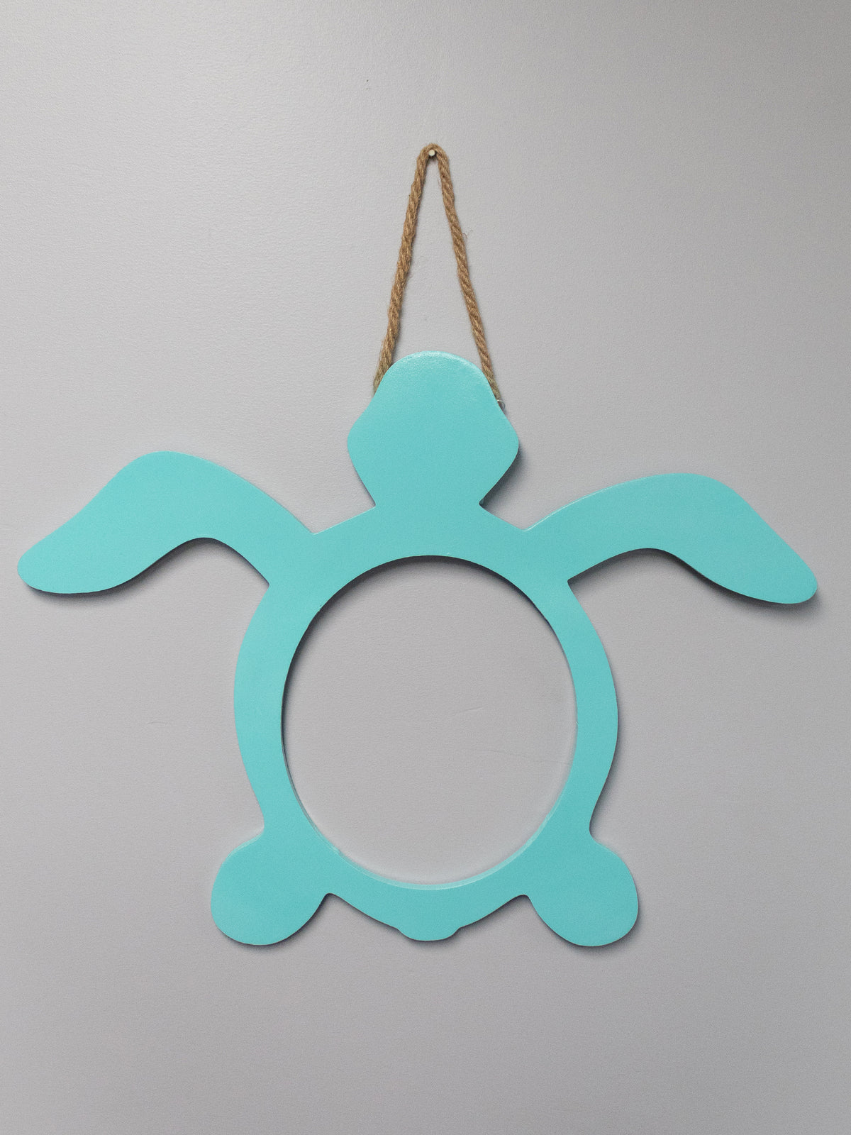 Aqua Turtle Wooden Monogram