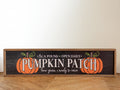 Pumpkin Patch Wooden Sign