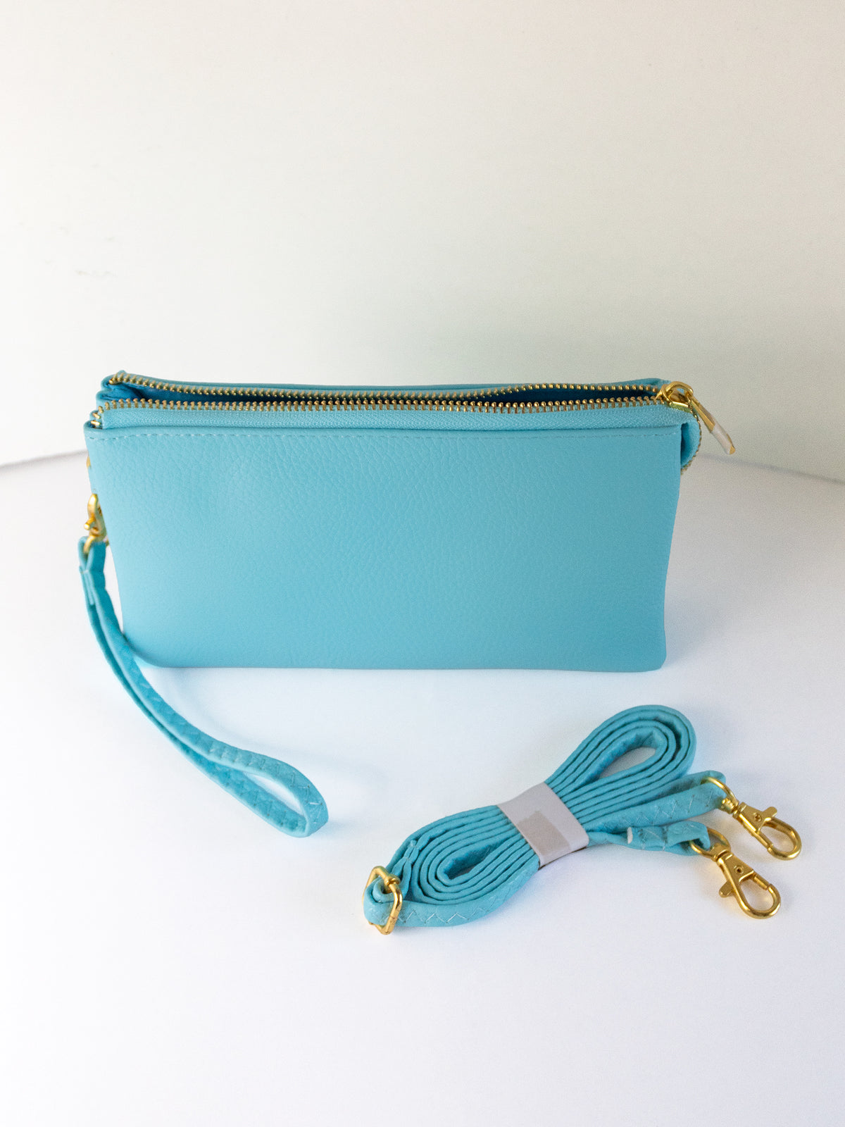 Light Blue Wristlet