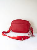 Red Tassel Crossbody Bag